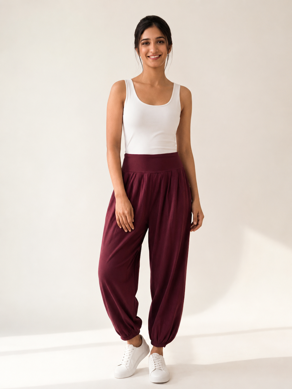 Carla Jersey Balloon Pants