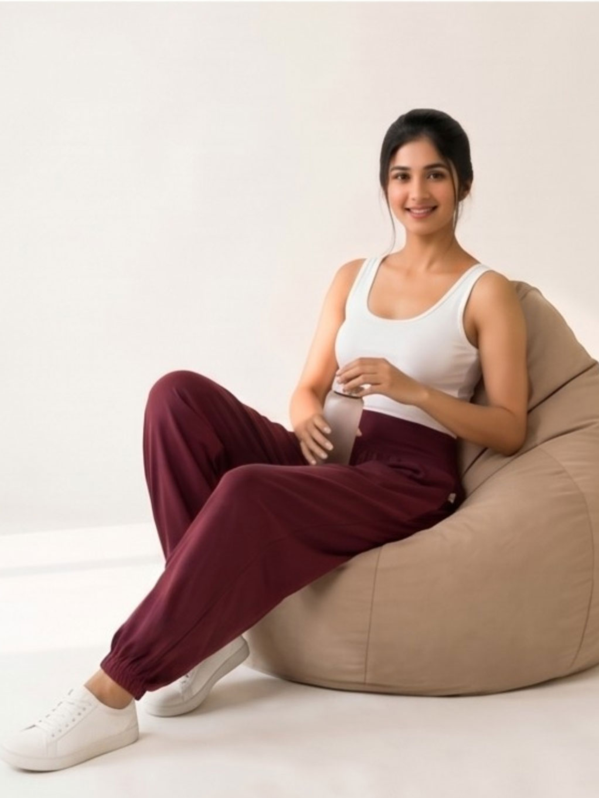 Carla Jersey Balloon Pants