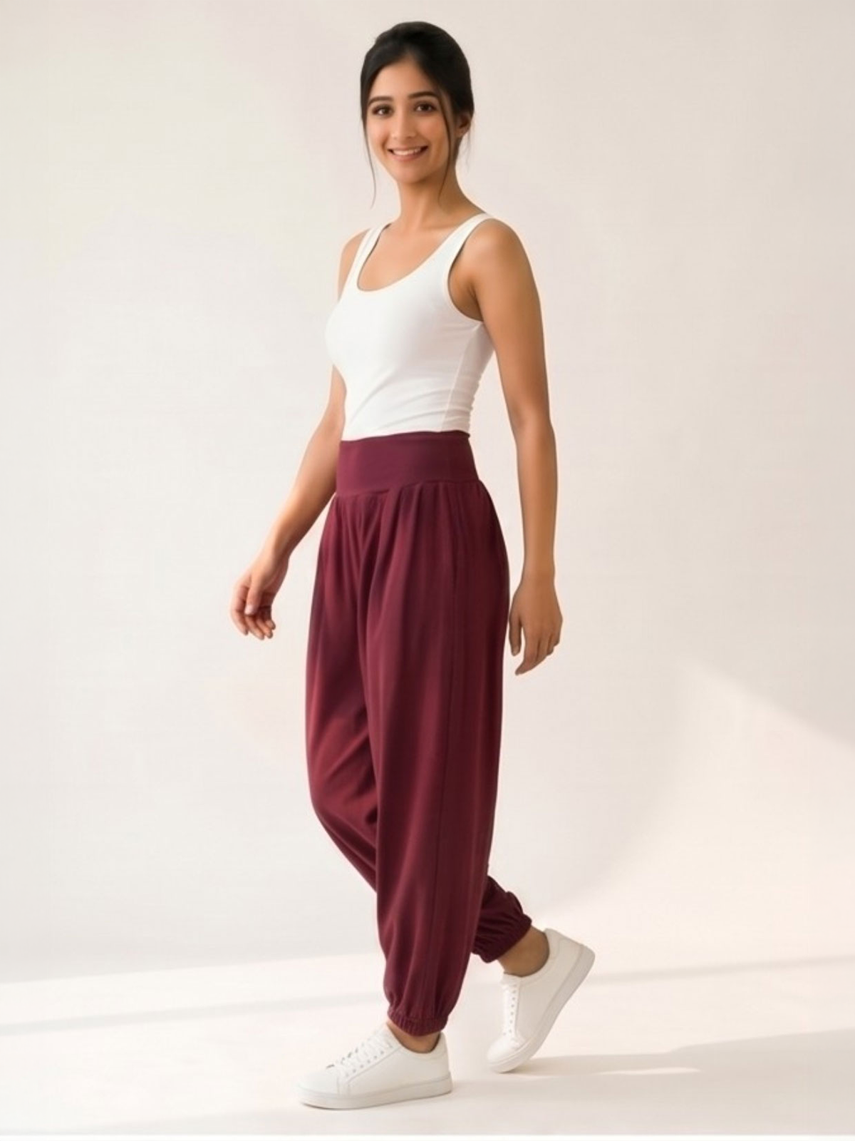 Carla Jersey Balloon Pants