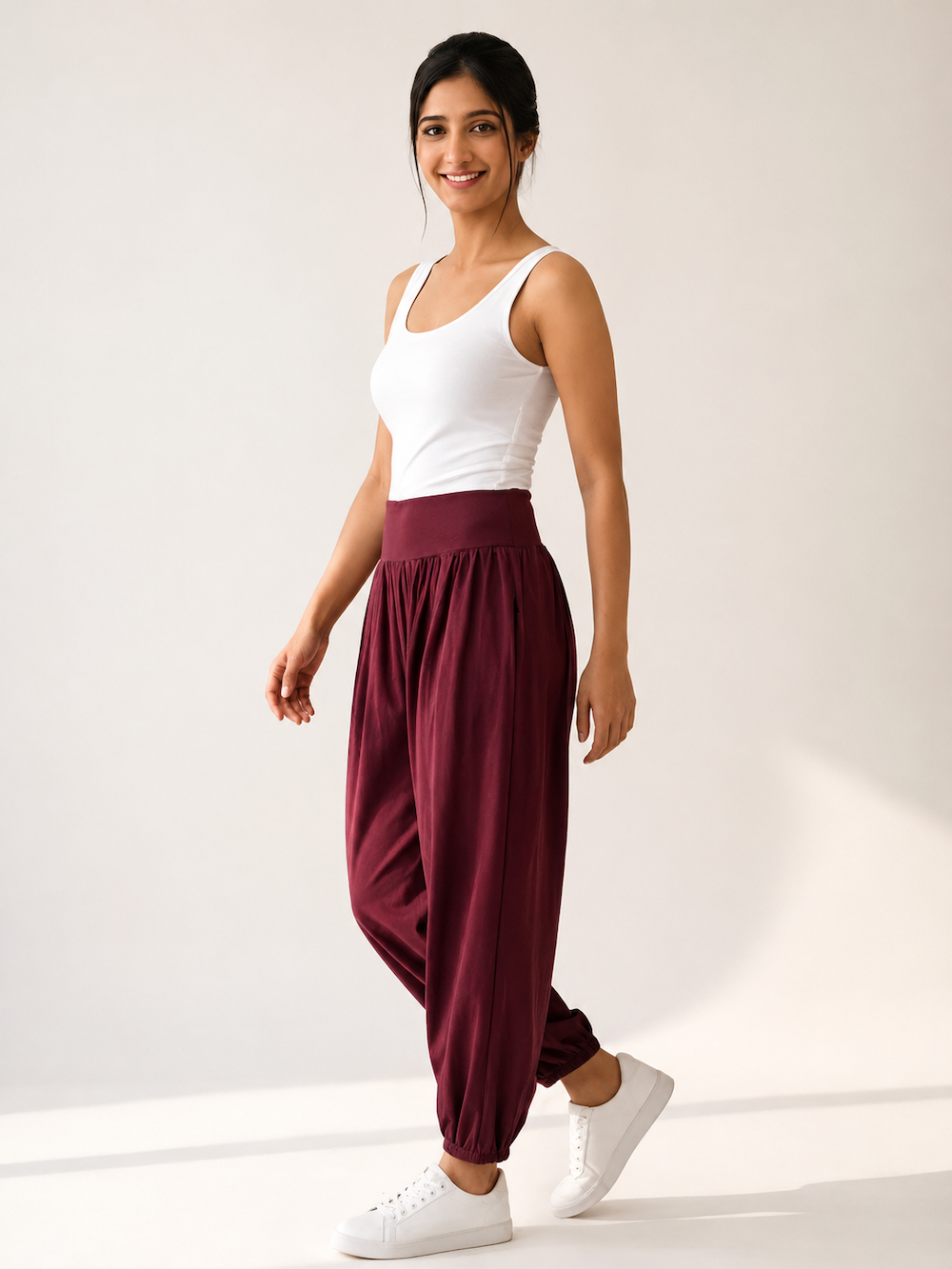 Carla Jersey Balloon Pants