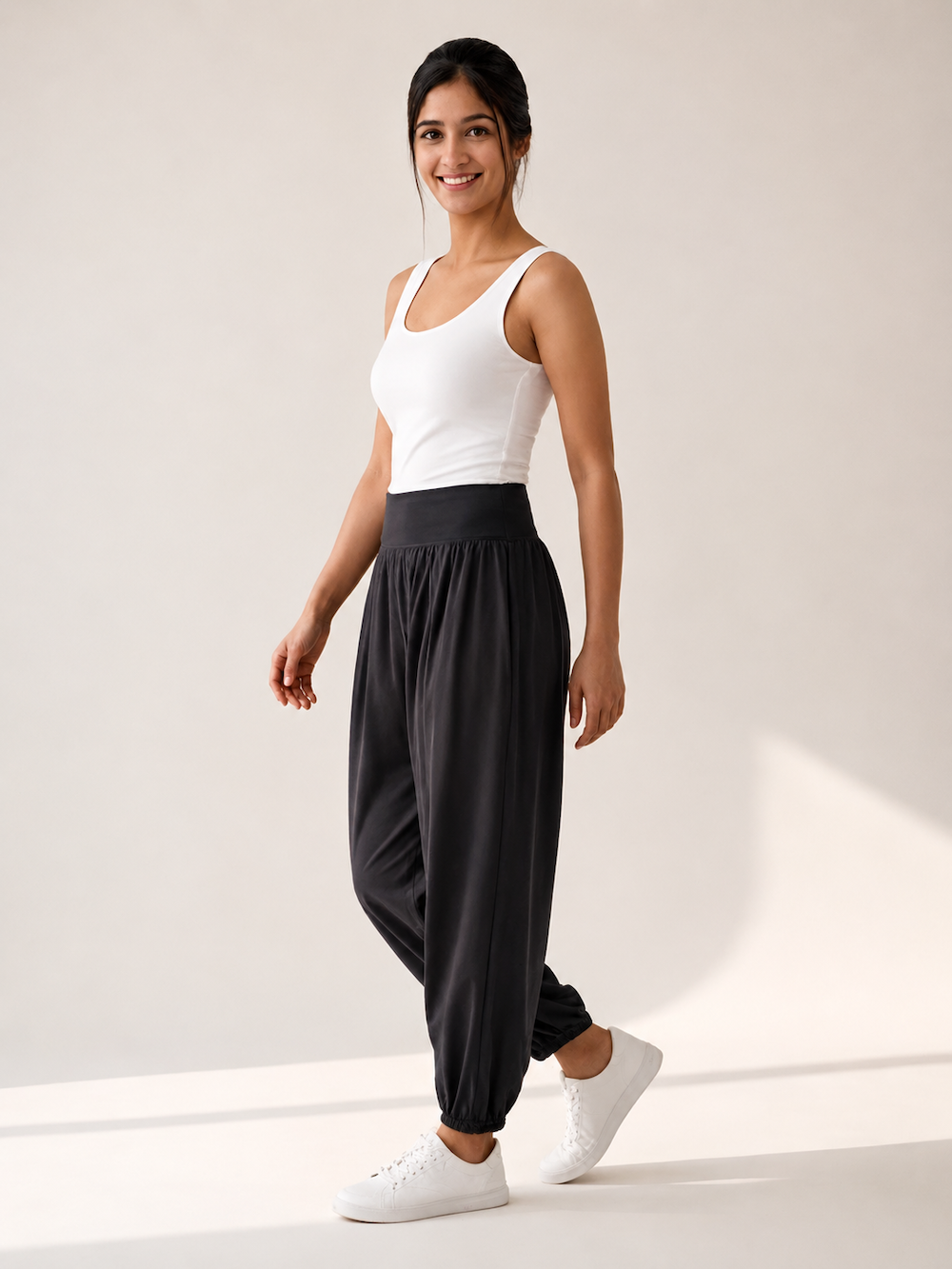 Carla Jersey Balloon Pants