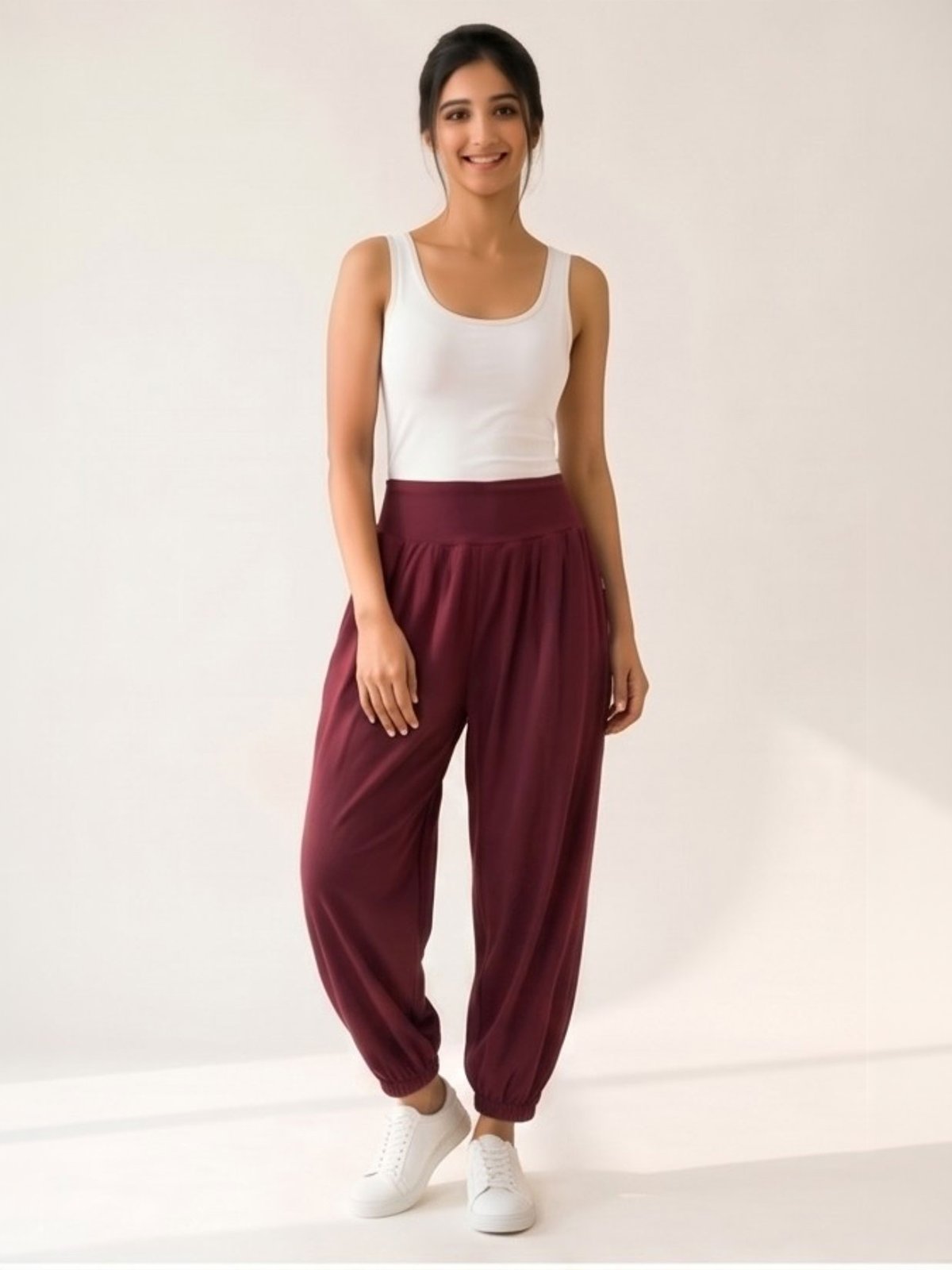 Carla Jersey Balloon Pants
