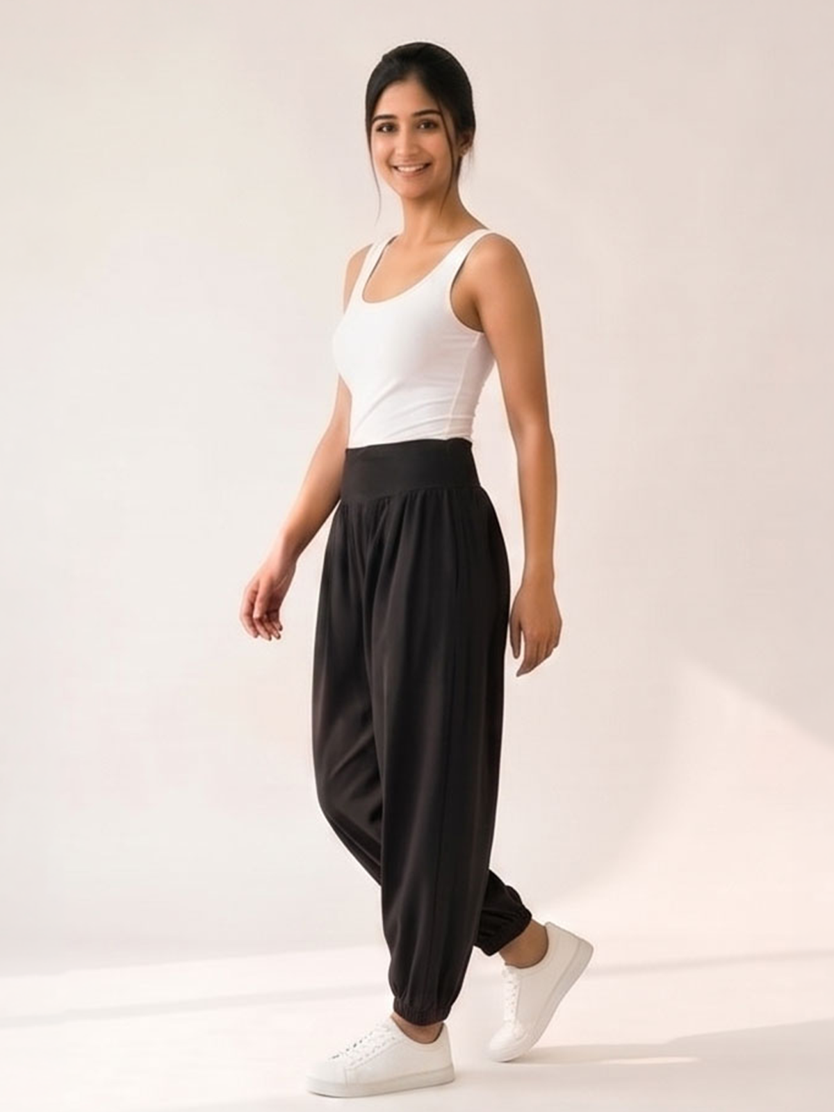 Carla Jersey Balloon Pants