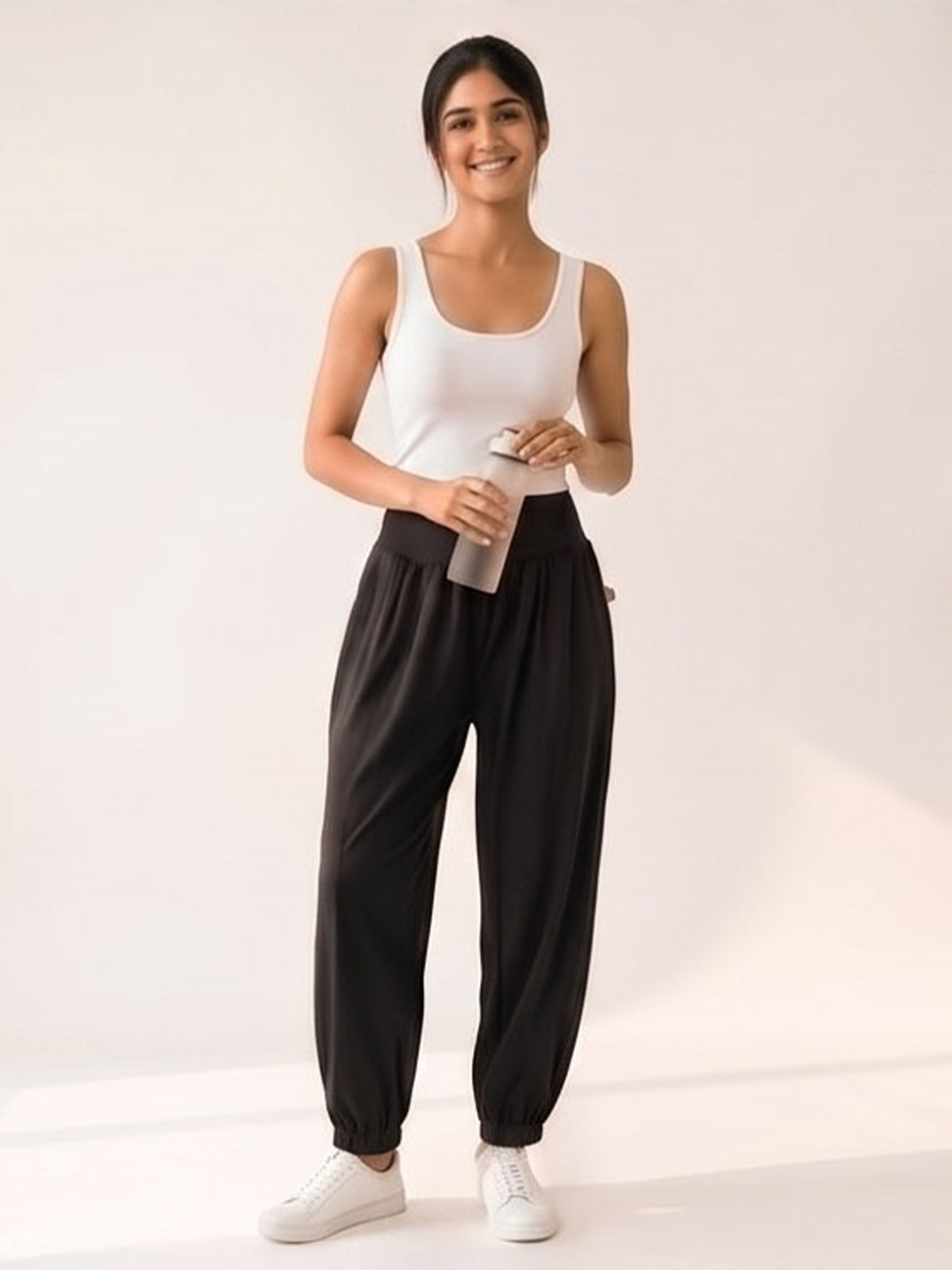 Carla Jersey Balloon Pants