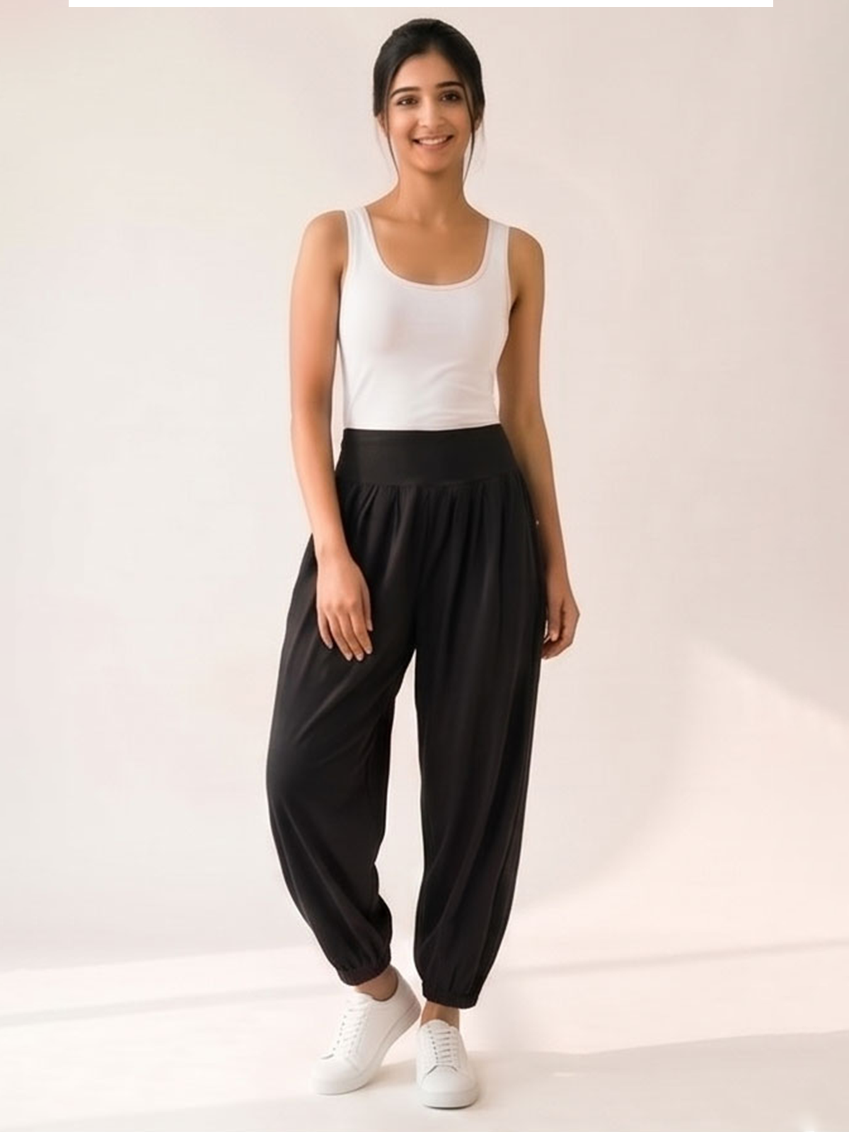 Carla Jersey Balloon Pants